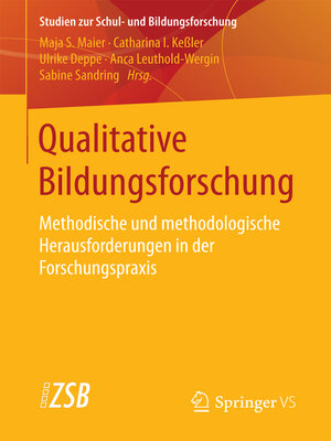 cover image of Qualitative Bildungsforschung